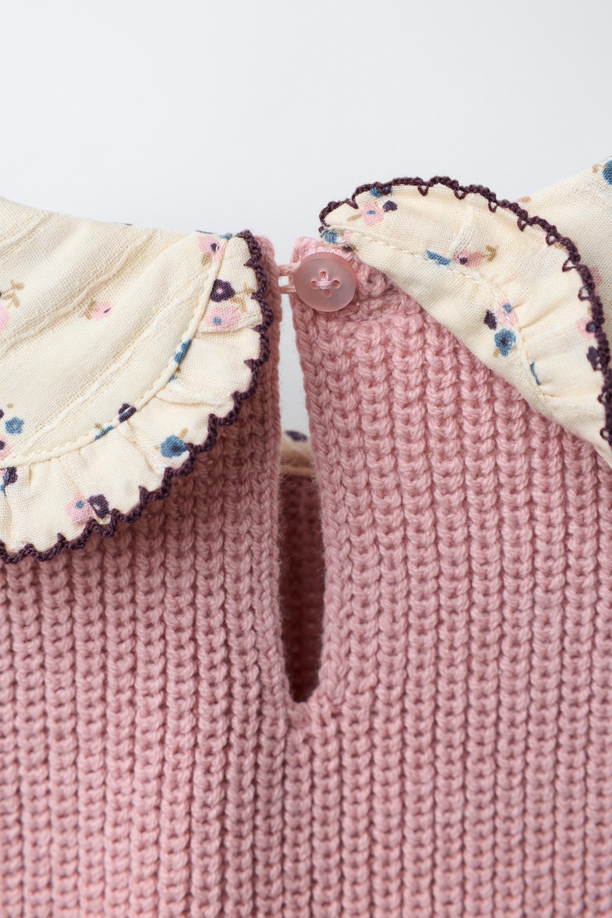 FLORAL PRINT SHIRT WITH KNIT VEST
